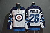 Winnipeg Jets 26 Blake Wheeler White Adidas Jersey,baseball caps,new era cap wholesale,wholesale hats